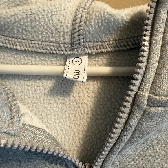 Ulu Light Gray Zip-Up Hoodie - Picture 2 of 3